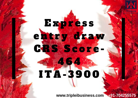 iviscon's tweet photo. Latest #Express_Entry CRS score is 464 and #ITAs are 3900. If your #crs_score is less than 464. Don`t worry! We have the perfect solution for you. Contact #IVISCON tday  https://t.co/Sr6G1PtCSp #visaconsultant #immigrationconsultant #canadaimmigration #ieltspreparation https://t.co/Aly0VwrjdS