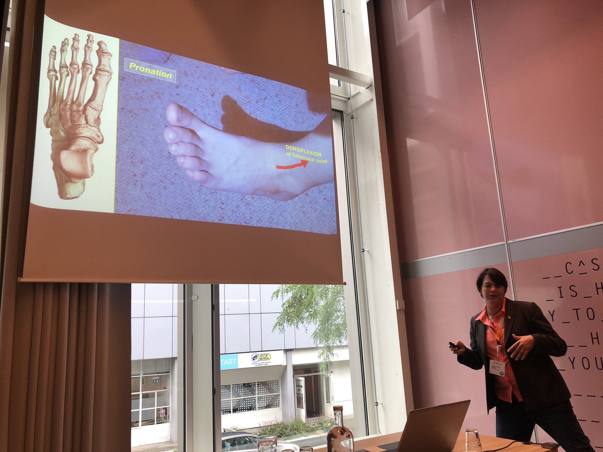 Fantastic work from Co-Editor in Chief <a href="/JMcKeon17/">Jennifer McKeon</a> on demystifying the subtalar joint at the <a href="/Ankle_2019/">Ankle2019</a>! The functional subtalar joint is complex and think 3D Rotary Function and stacking of the foot columns. #ankle2019