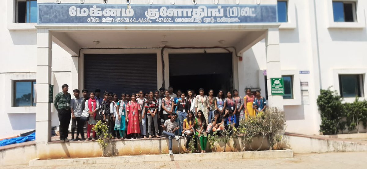 HITSFDA's tweet photo. Industrial Visit to Magnum Clothing, Chennai by 2nd year https://t.co/CcdKKPwiyZ Fashion Design Students , HITS https://t.co/PTHM0TUi2I