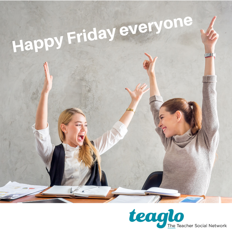 TeacherooJobs's tweet photo. Happy Friday #Edutwitter Have an epic weekend. You deserve it. 
and thank you and welcome to our most recent followers too. 
@MissBindingITT @miss_padfield @ReallyschoolK @rondelle10_b @partnerup_teach @MissWhelan3 @tonispice @WAGOLLTeaching @MrD_evolveyou
#FridayFeeling #ffed https://t.co/Xgyp9fKAN6