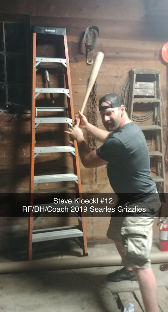 SearlesGrizz's tweet photo. The @SearlesGrizz. Would like to officially welcome the @Twins to the 2019 @MLB Playoffs.  Before the Twins face the #bronxbombers lets meet the 2019 #SearlesGrizzlies Gotta start with the long-time vet, Head Coach. #Kletschko https://t.co/g6IW2Q8d2n