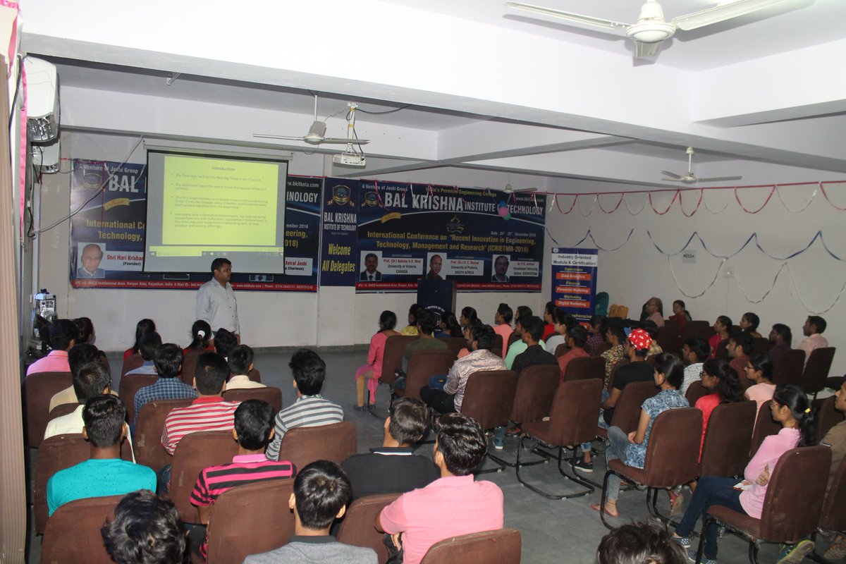 bkitkota's tweet photo. Big Data Analyst Workshop by Experts from IIM Kolkata#kotacity #kotalive #educationcity #engineeringkota #anta #baran #bundi #digod #jhalawar https://t.co/7cbV8zZ0Sz