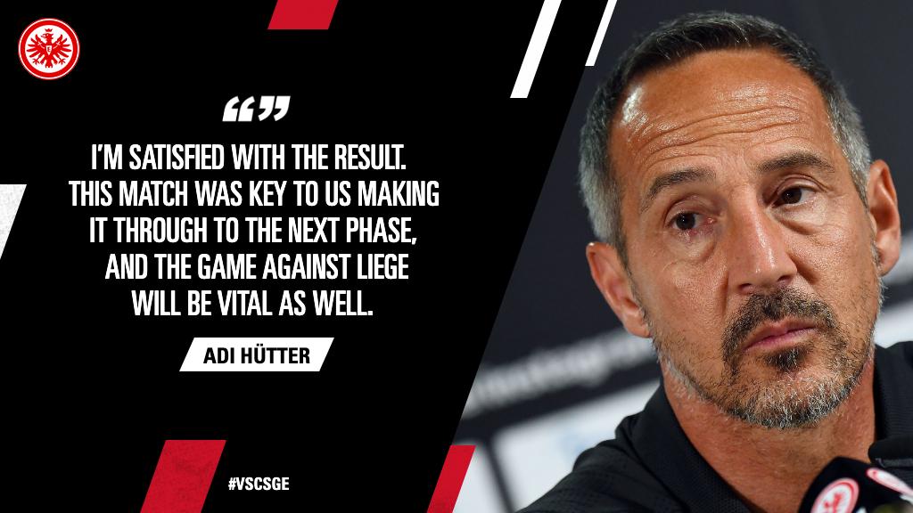 eintrachtint's tweet photo. 💬 "Still a way to go" – post-match quotes
Read more 👉 https://t.co/N8mScsrfFd
#SGEuropa #VSCSGE https://t.co/iLVEZ153h2