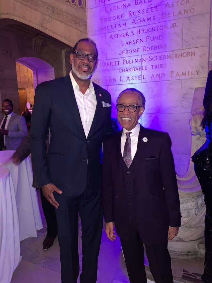 It was a pleasure sharing a moment with Rev Al Sharpton on his 65th birthday. Happy Birthday 