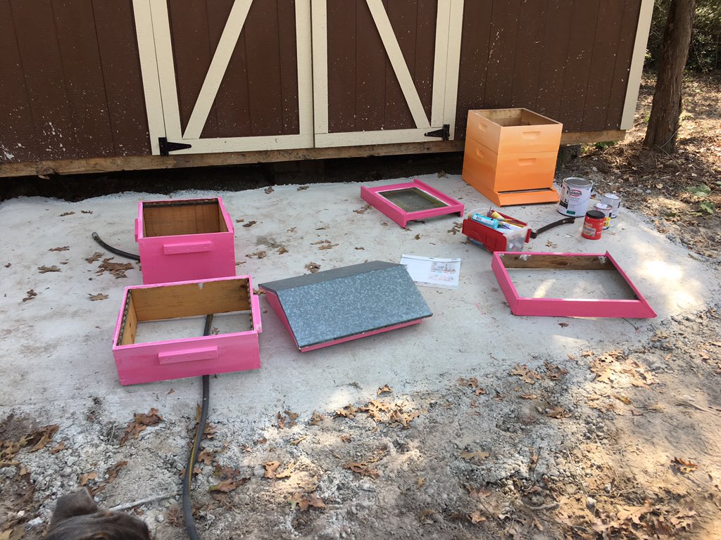 vegARTechian's tweet photo. Some before and during pics of the beehive makeover. https://t.co/7sqNJyht3s