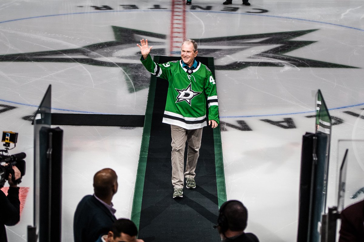 Thank you Mr. President! Victory Green looks good on you. 

#GoStars