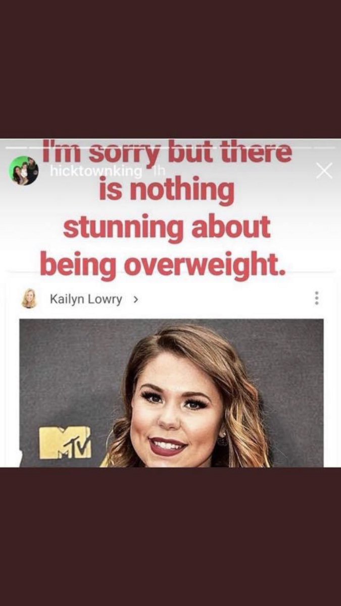 Fruit_Loops18's tweet photo. Listen I don’t fat shame anyone.I am bigger than Jenelle and am a fat ass myself. But this, this right here is the reason that people are talking about her weight!! She fat shames people and calls people fat ass so I say karma really does suck. If she can dish it she can take it. https://t.co/VogiDGbi4u