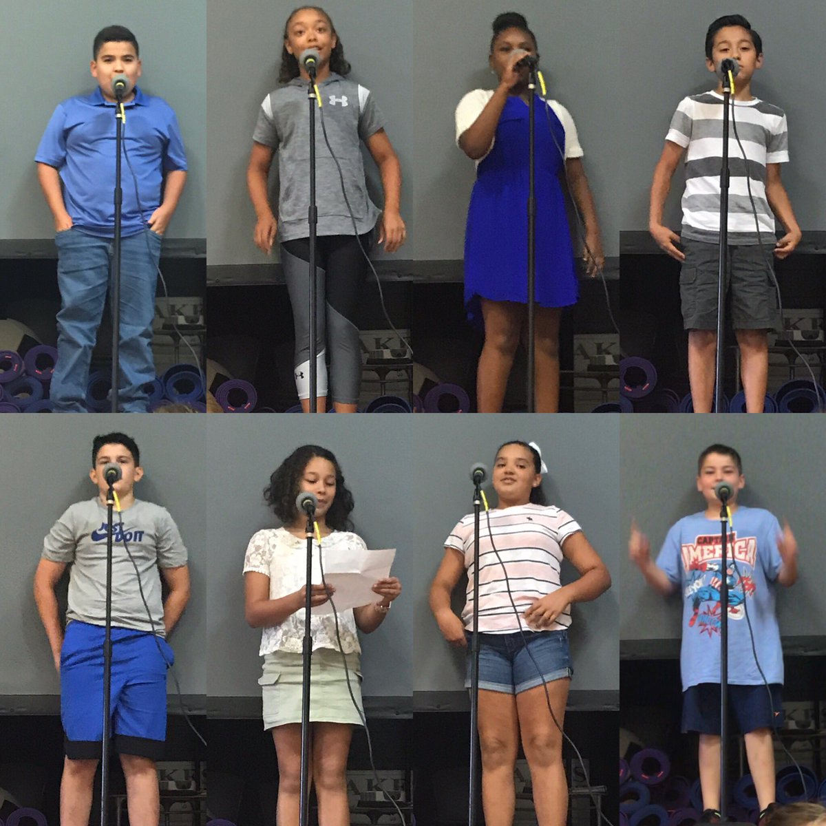 shgrimes4's tweet photo. Potential #LSEStuCo #AGENTS delivered their candidacy speeches today! Such wonderful #WorldChangers! @MsBarela2 @KathrynHenson #BeTheLight #LeopardSpotting #GrimesU https://t.co/RFubeN48ly