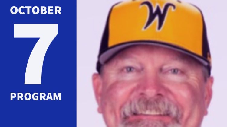 RotaryWichitaDT's tweet photo. Next Monday we’ll hear from Eric Wedge who was named the Head Baseball Coach at Wichita State University in May 2019. Read his complete bio in your weekly newsletter. #goshox #shockerbaseball #rotary #rotaryclub https://t.co/AlLw4AGAln