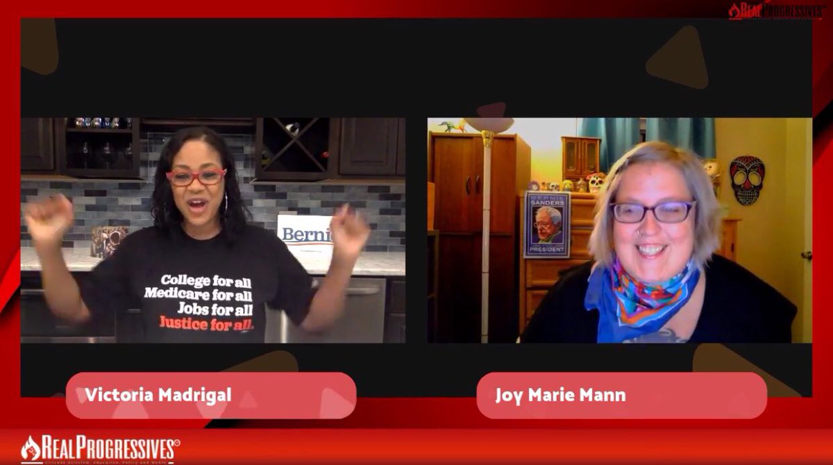 SavageJoyMarie1's tweet photo. I just had @DrDooleyMD on @RealProgressUS + I adore the heck out of her! We think it’d be advantageous to use #Berniecare instead of “Medicare for All”, since Liz + Kamala are using it incorrectly. So, when we talk about the REAL M4A, let’s substitute it w/ #Berniecare 🔥 https://t.co/X90vlMTNhg
