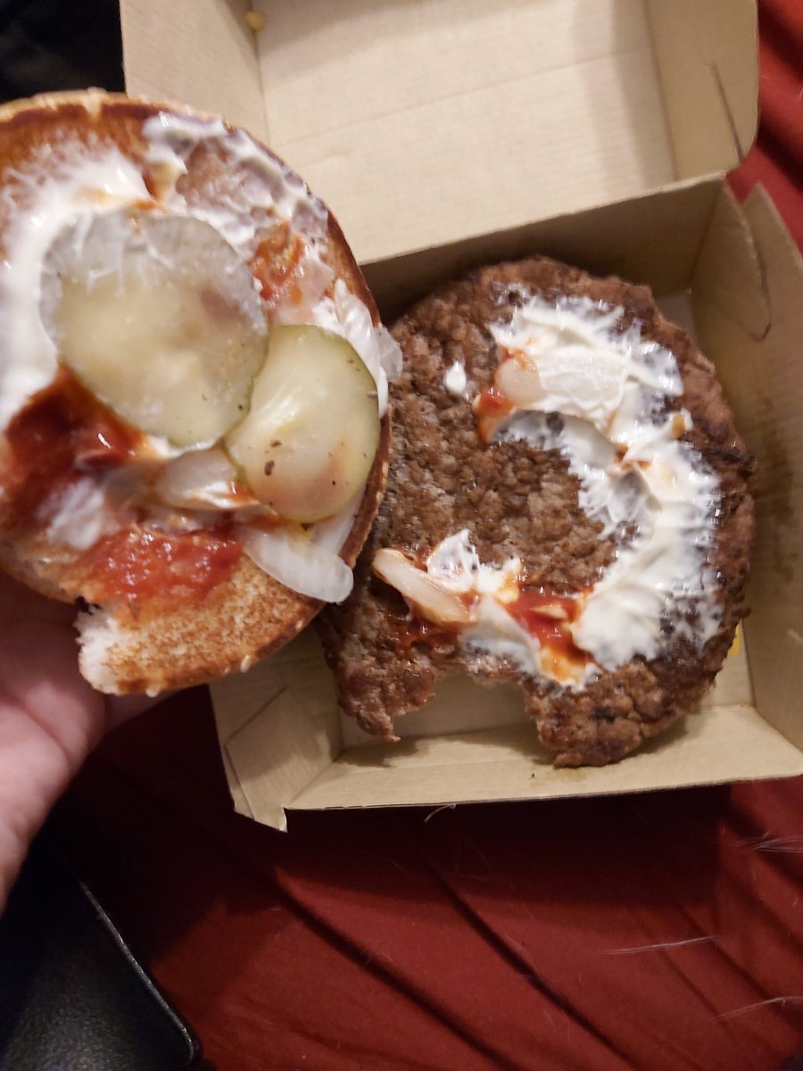 ChristineStorie's tweet photo. Excuse me @McDonaldsCanada but this isn't even close to a quarter pounder BLT and not cool not finding out until I'm home and 15 minutes away from the store. Beyond pissed. This is disgusting. https://t.co/F5Dtkb274s