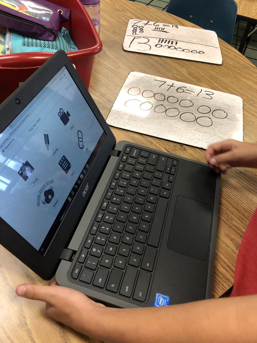 uchen12's tweet image. Problem solving is even better with our math teams, choice of tools, and @Seesaw
#mrswalkerscrew #seesawlearningjournal #mathproblemsolving