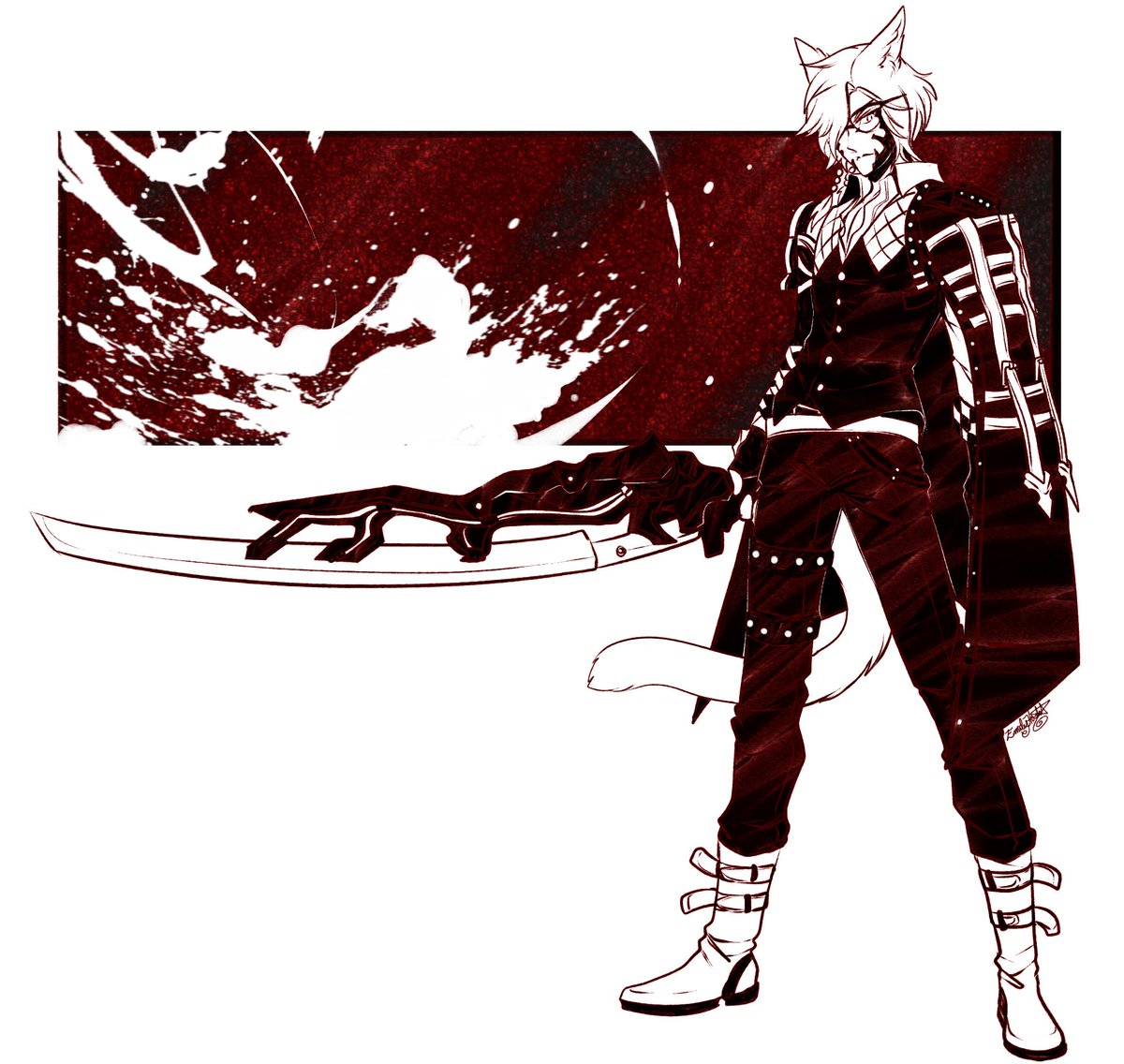 Ishmi A Twitteren Inktober19 Commission For Aldridlight Of Their Wol In Louis Outfit From Code Vein Thank You For Commissioning Me T Co Vgkvonej6o