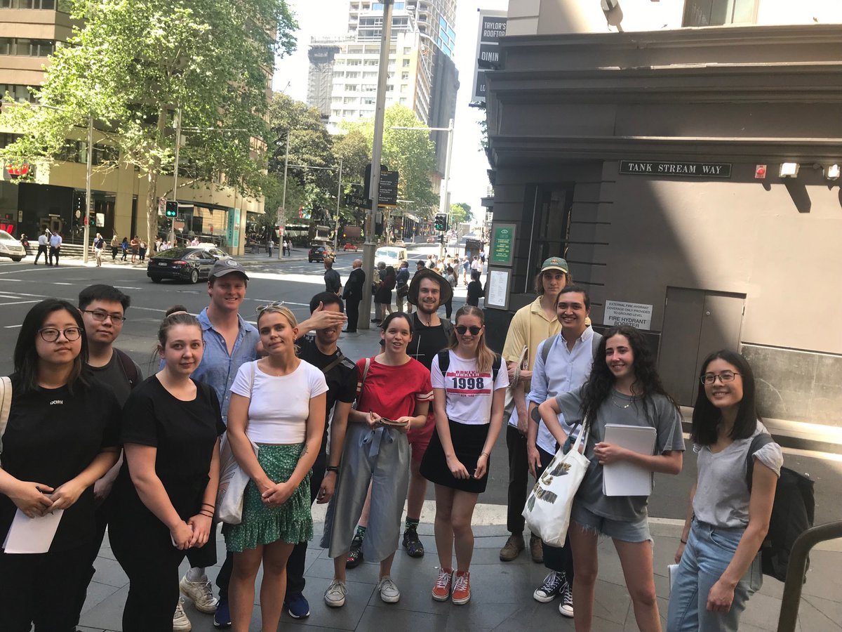 EH_UNSW's tweet photo. #EnvHum capstone student on the #TankStream field trip. @UNSWArts https://t.co/RHO1kj3Zxr