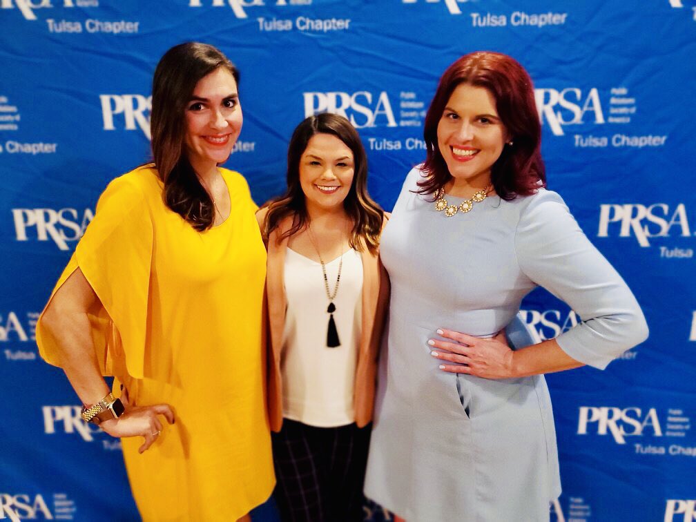 AC_NoChill's tweet photo. Yay for #TeamCherokee, bringing home two #PRSATulsa #SilverLink awards tonight! TsaLaGi Girl Power! ✊🏽 https://t.co/Mu1Cd4wYzR
