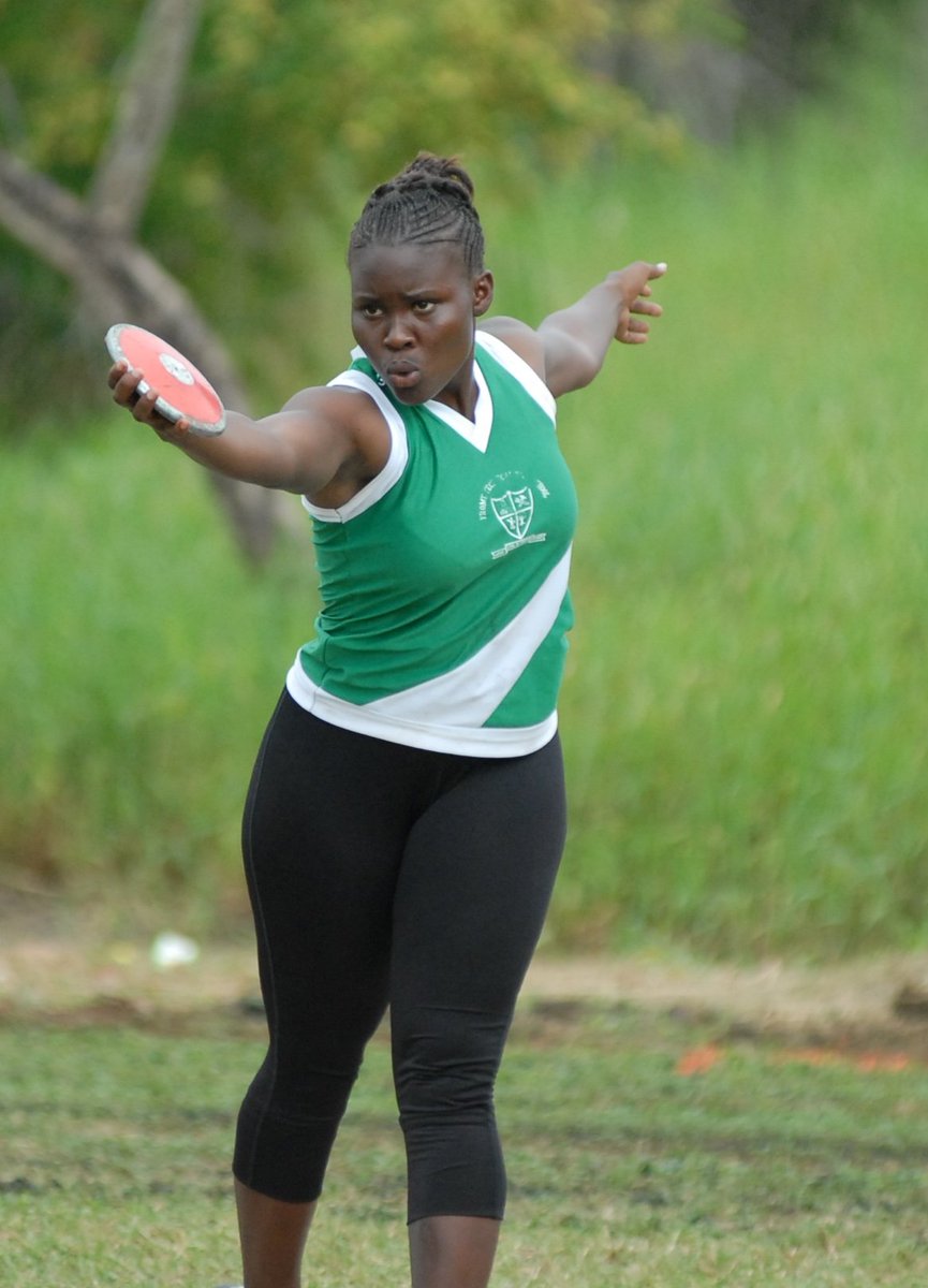 realpaulreid's tweet photo. This is where it started, COCAA Western Champs 2010 at William Knibb. Danniel Thomas sets the Class 3 discus record, now she is IAAF WC shot put silver medalist @IAAFDoha2019  @iaaforg #IAAFDoha2019 https://t.co/PWGy8zAIMY