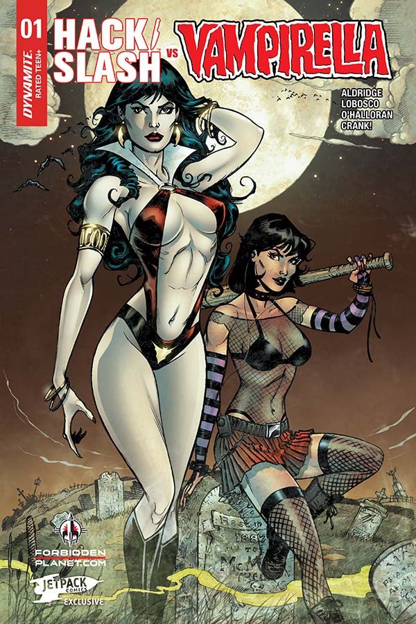 gothgirlhorror's tweet photo. Happy 50th Anniversary to Vampirella with the Hack/Slash vs Vampirella #1 with special guest Blacky Shepherd 
@madbutmajyk @hackslashcassie @HackinTimSeeley @DynamiteComics #vampirella @LetsTalkVampi 
https://t.co/ObZnBw1sma https://t.co/KfrdRqOKzt