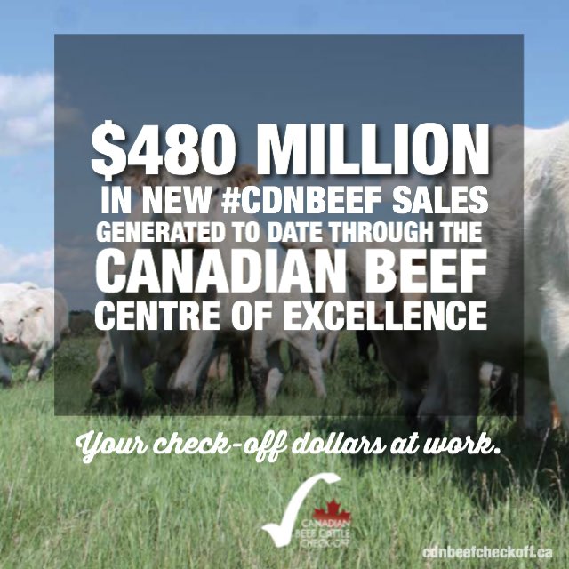 cdnbeefcheckoff's tweet photo. No place in Canada is dedicated to delivering value to producers like the @cdn_beef_centre, supported by your #cdnbeefcheckoff dollars. Incredible opportunities become reality through CBCE strategies. #cdnbeef https://t.co/jSp7KoEfF7