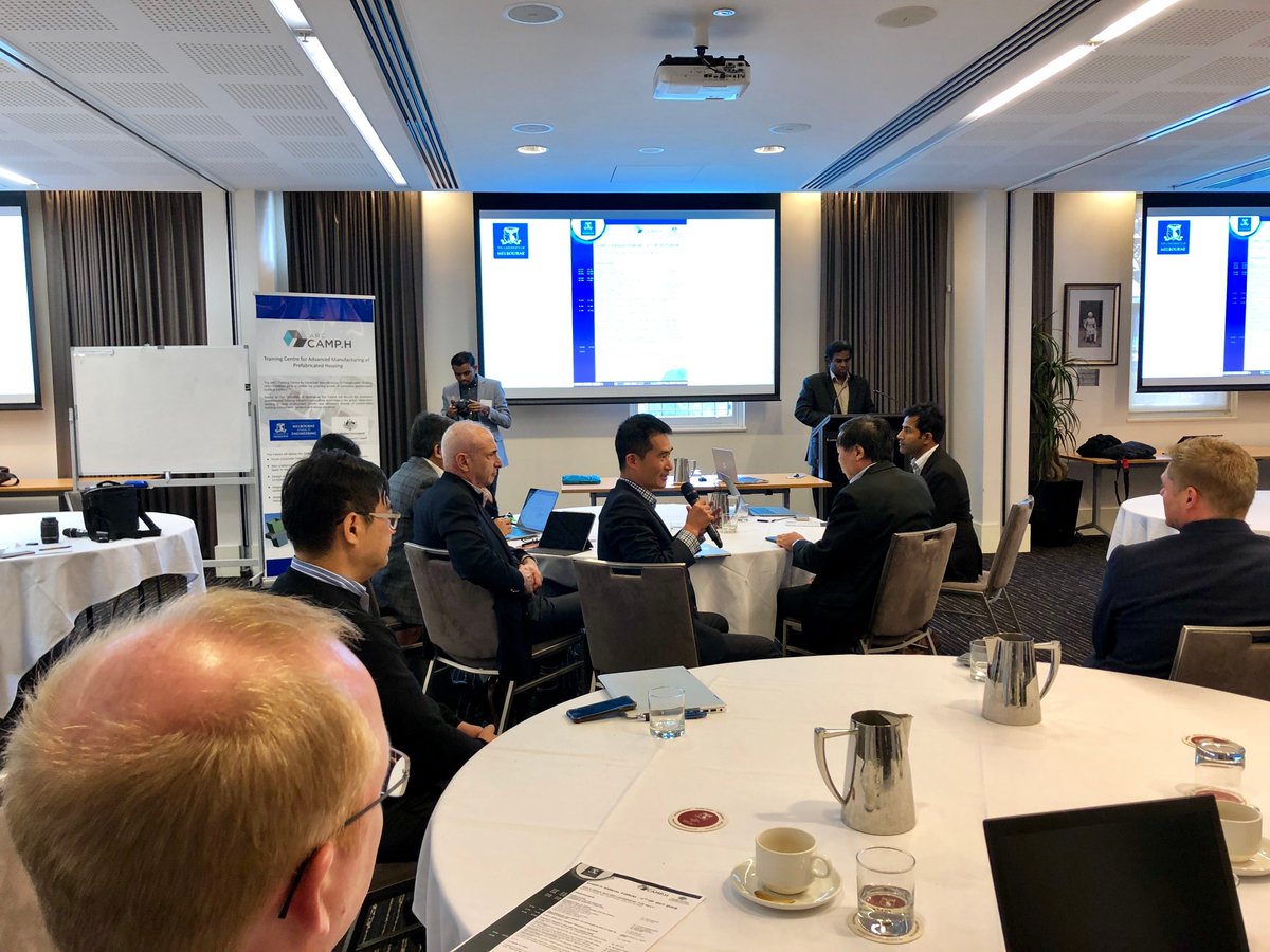arccamph's tweet image. Prof Tuan Ngo , Centre Research Director wrapping up on "Research Training Program &amp;amp; Outcome" at the ARC-CAMPH's annual forum for industry, academic partners and post-graduate students.... camph.eng.unimelb.edu.au #prefab #modularbuilding #buildoffsite #construction