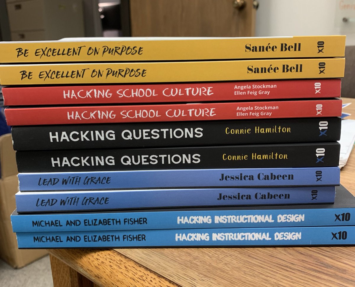 Thank you <a href="/markbarnes19/">Mark Barnes</a> for your generous #hacklearning donation to #edcampBigSky! 🎉📚 We're going to have some lucky winners on Saturday! <a href="/MontanaPBS/">Montana PBS</a> <a href="/rachelmarker/">Rachel Marker</a>