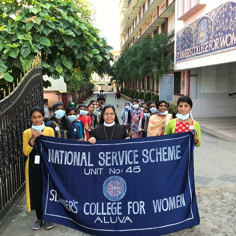 sxcaluva's tweet photo. Fit India Plogging Run 2019 BY TEAM NSS #nss #sxcaluva #stxavierscollegeforwomenaluva #fitindiaploggingrun #mhrd https://t.co/1npvEtXkcx