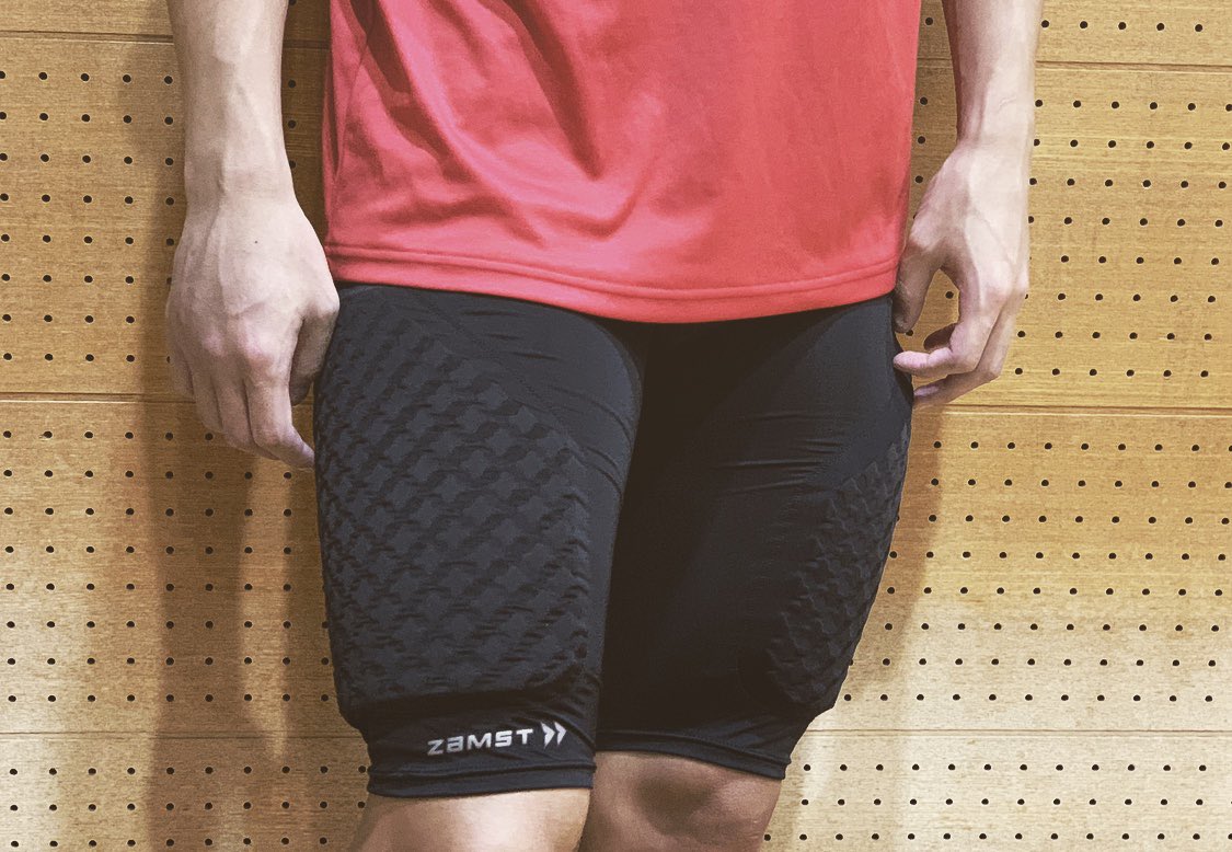 ZAMSTからオリジナルのパッド付スパッツを提供していただきました
