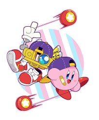 "Kirby's a great pal to do yo-yo tricks with! Maybe I could teach the pink dude some bodacious tricks sometime!"

#StarAllyBonding