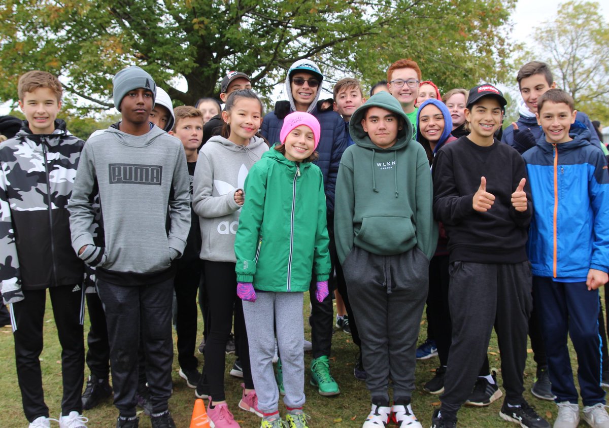 MrBonavota_HST's tweet photo. It was much easier to put up with the cold and rain at our cross country meet because our athletes did such an amazing job. @HST_YCDSB placed 4th out of 10 schools. Every single one of our athletes came with a positive attitude. #GoFlames #determination https://t.co/VBOO6BBYPI