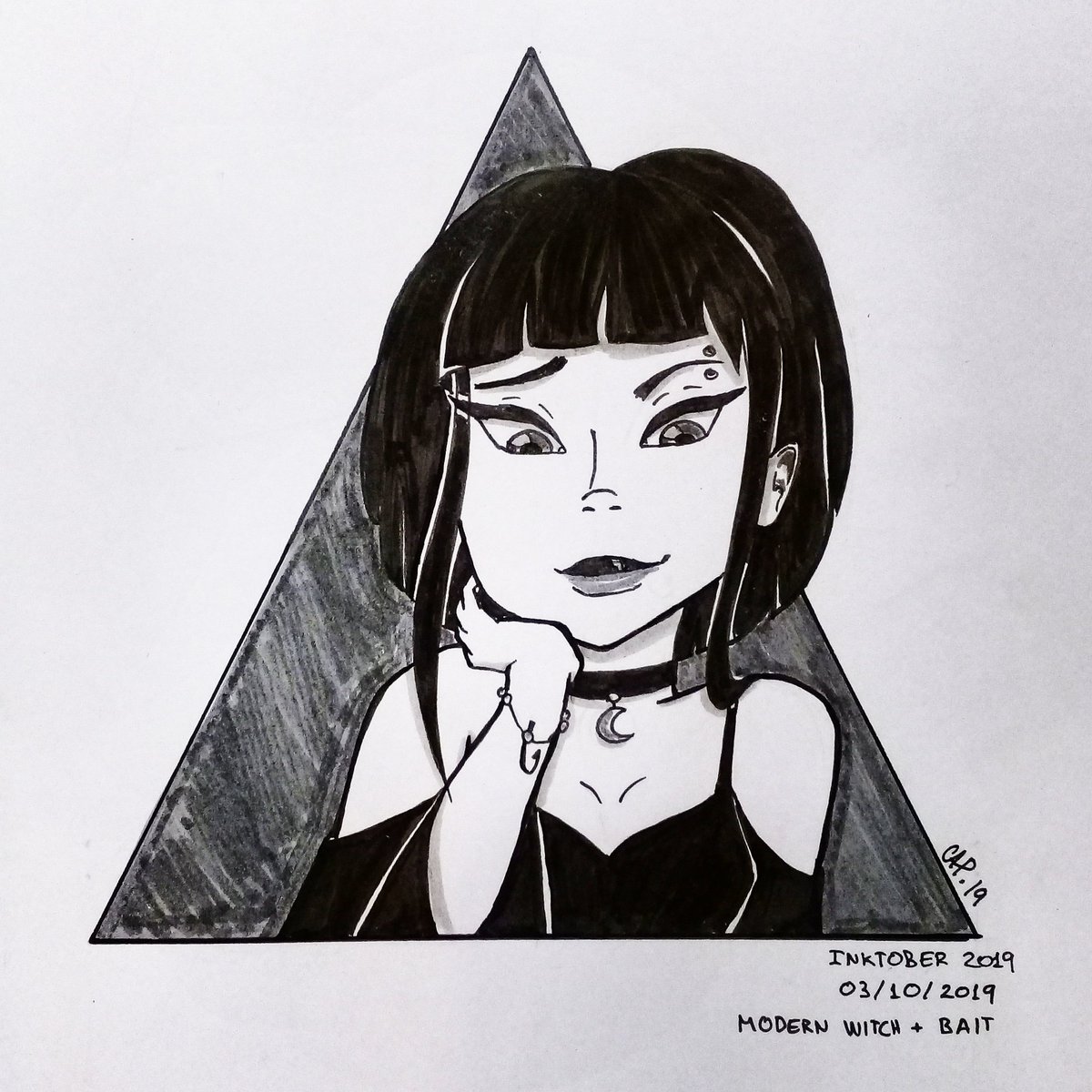andyavecleigrec's tweet photo. Y el tercero 👠🎃
#modernwitch #inktober #inktober2019 #witchlist #day3 https://t.co/MjpLGW2gtP