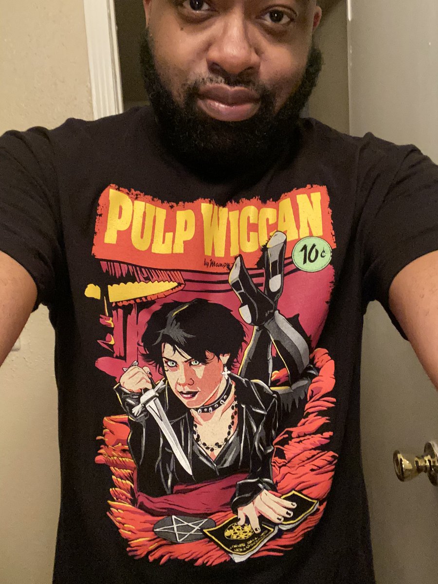 theanticritic's tweet photo. #31DaysOfHorrorTees Day 3: “I bind you, Nancy...” to my chest!!! #TheCraft #NancyDowns #horrortees #horrorblerd #MidnightSocialDistortion #WeAreTheWeirdosMister https://t.co/3bmBzkFg2E