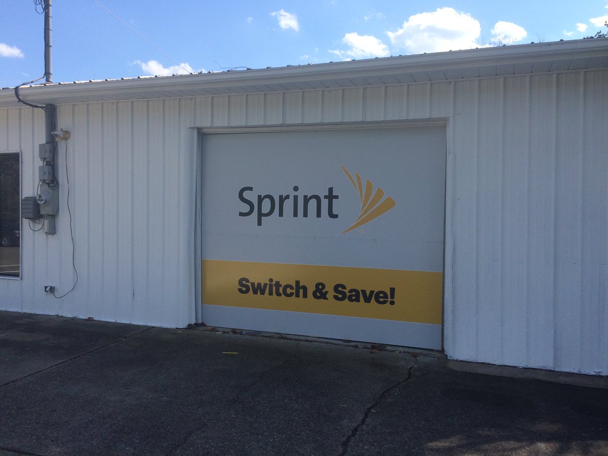 Delighted that #PrecisionSigns Gallipolis are working with Sprint Mobile