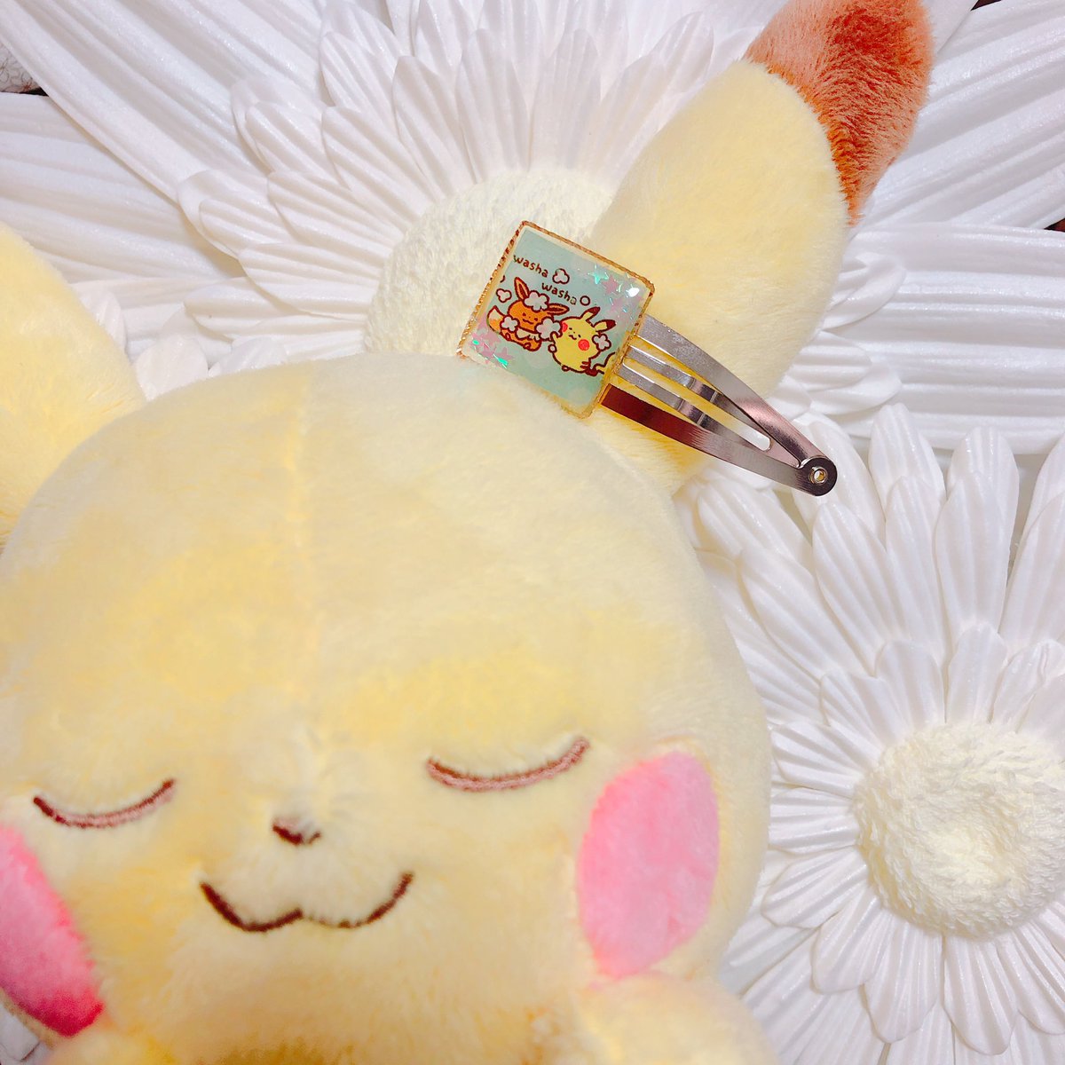 RaMu_419's tweet photo. ポケモンヘアピン＊
ハンドメイドしました🌷

メルカリで販売中です

#ポケモン
#ピカチュウ
#イーブイ
#ハンドメイド
#ヘアゴム
#ヘアピン https://t.co/FtYVqCcU7t