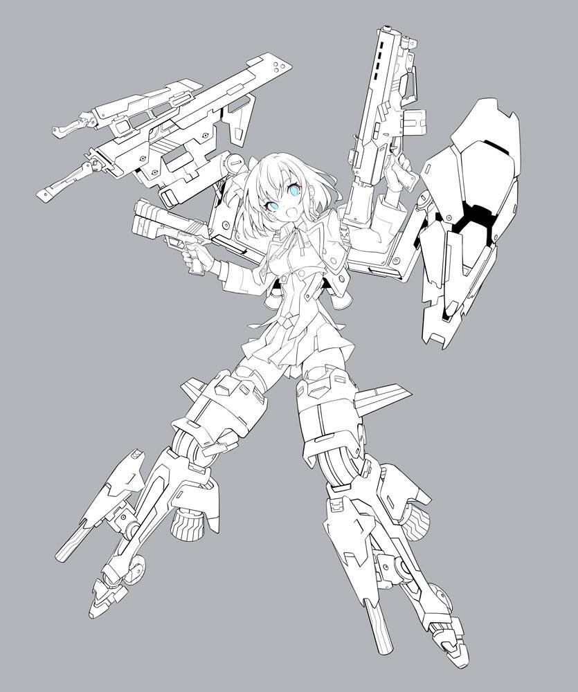 「アオイの線画できたー! #ヴァルキリーインパルス 」|Harui@EMOVE運営のイラスト