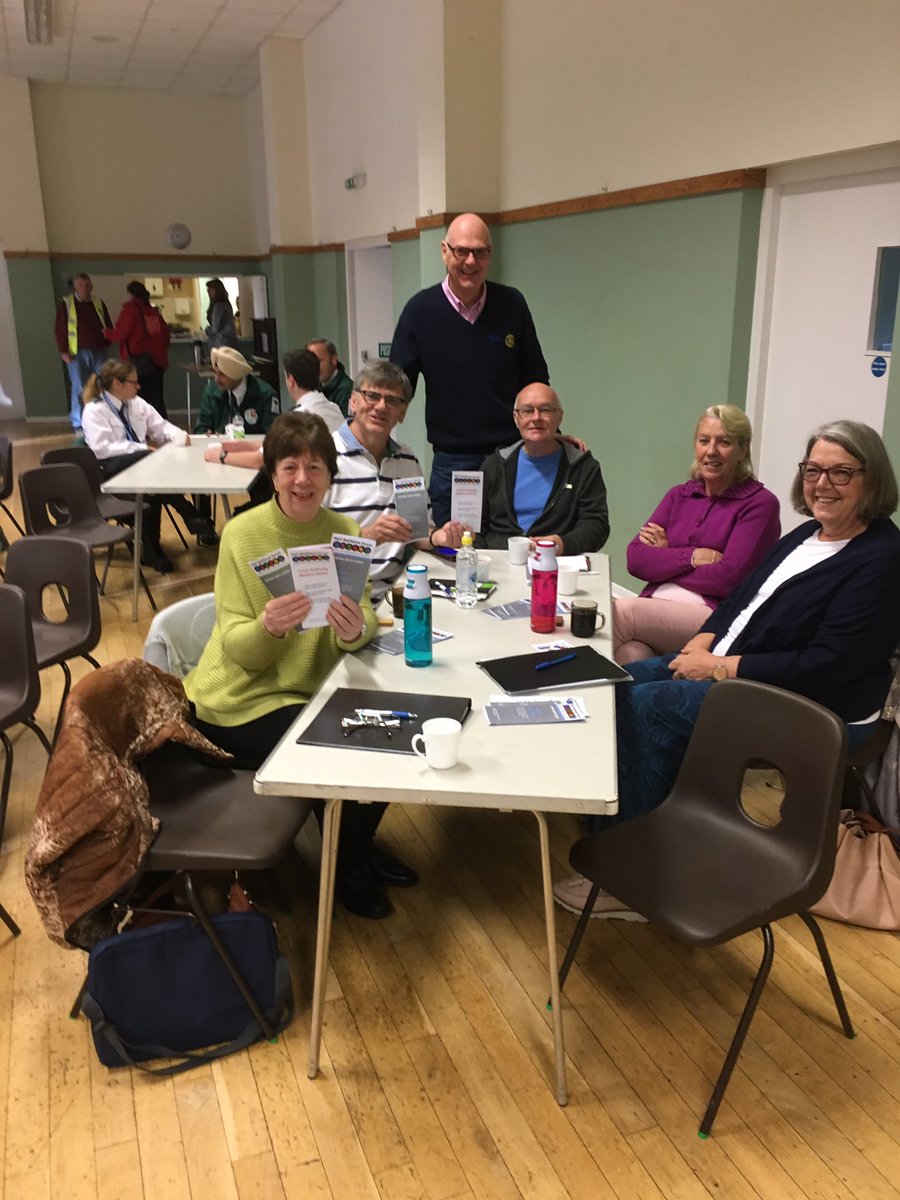 RiversideRotary's tweet photo. Along with colleagues from @rotarytonbridge @RotarySe club members & partners had stimulating & educational training day at #Kentresilienceforum at #Ryarsh learning about volunteer roles in helping set up rest centres in event of major emergency #rotary #PeopleOfAction https://t.co/y28hKrwoXb