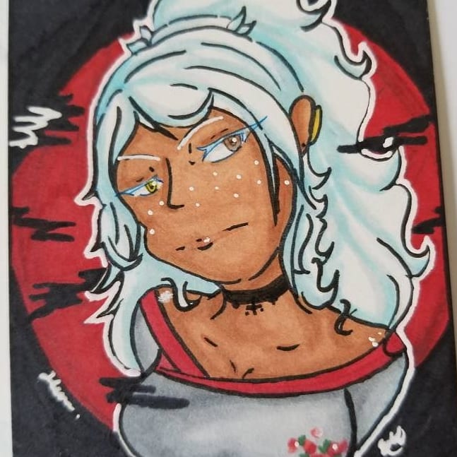 TChuz95's tweet photo. DAY 3 INKTOBER MY FFXIV CHARACTER. She suffers from D.I.D (two personalities) yes you can dm for rp 
#inktober2019 #artisttradingcards #originalcharacter #chuoc #chu #copicmarkers #traditionalart #artimprovement #originalcharacter  #inktoberday3 https://t.co/Yk0wq4h3tZ