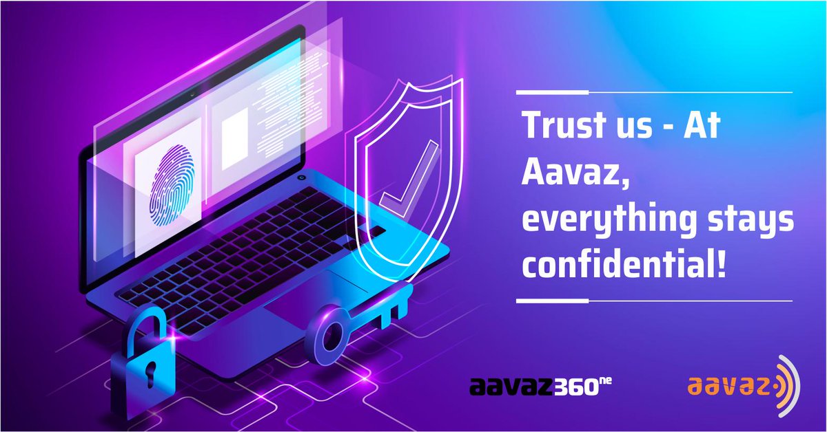 Aavaz361's tweet photo. Aavaz Contact Center Software provides customers dedicated server space to ensure their data is confidential! Customers can also request IP based access to ensure a high level of security.
.
.
 #easyaccessibility #dataconfidentiality #customersuccess #customersatisfaction https://t.co/heg8L7U1qi