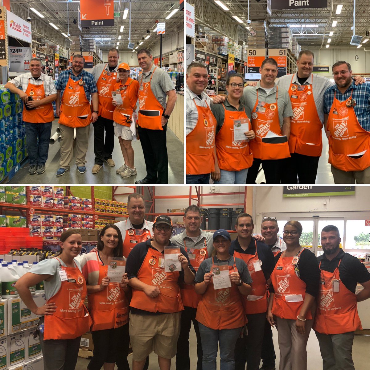 bjp84's tweet photo. Thank you to these amazing associates in Orange and Beaumont for all they are doing to help our stores and community recover from recent flooding!!! You all are incredible!!! @KadeKasner @RazorRaySooner https://t.co/txnJTanDEs