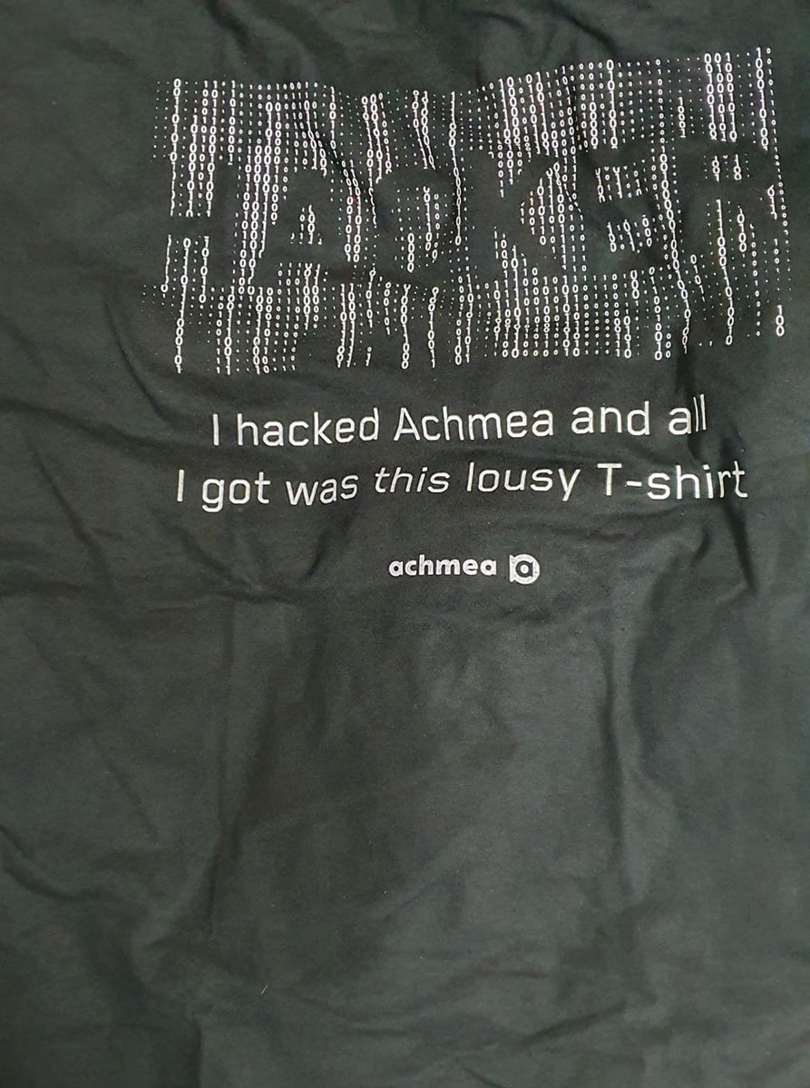 Thank you <a href="/achmea/">Achmea</a> for these awesome swag and thanks note. It really means a lot to me. Looking forward to work with you again.

#bugbounty #rewards #swag #achmea