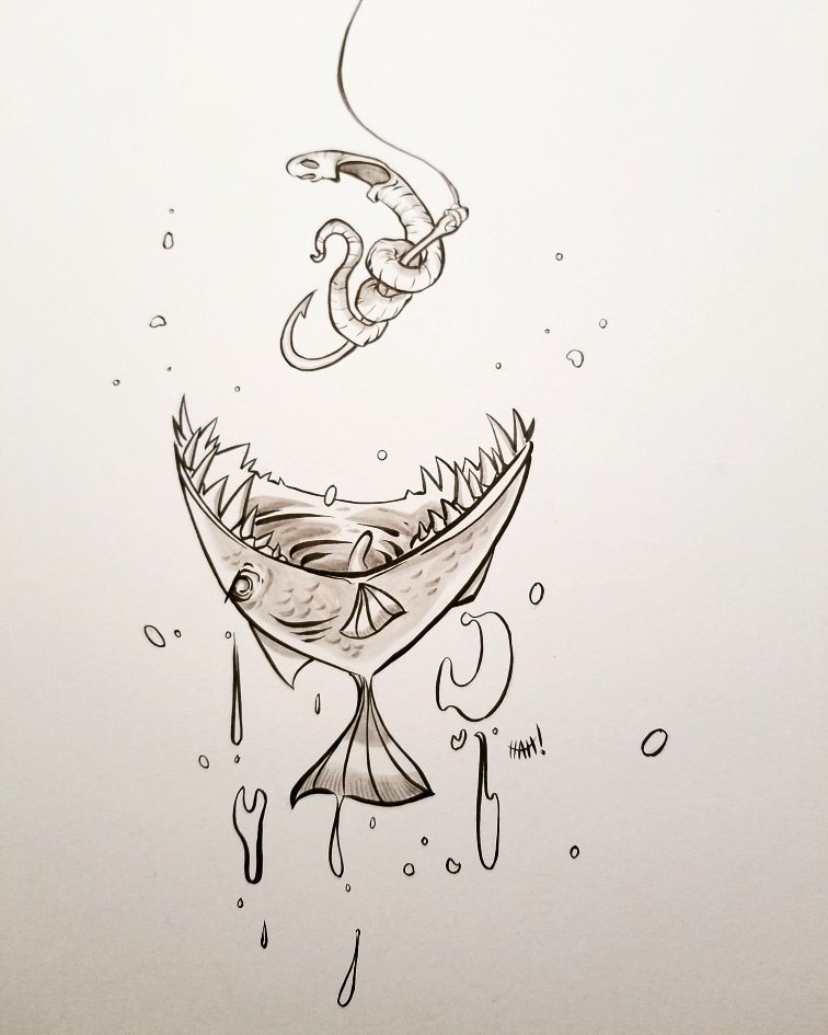 HAH_Art's tweet photo. Inktober day 3
Bait
#inktober2019 #svslearn https://t.co/VGak29r7Vf