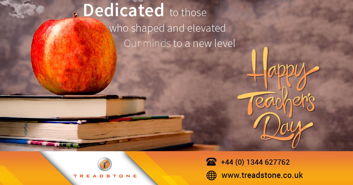 We thank all the teachers who always strive to build a solid future by guiding us.

#TreadstonePackaging #HappyTeachersDay