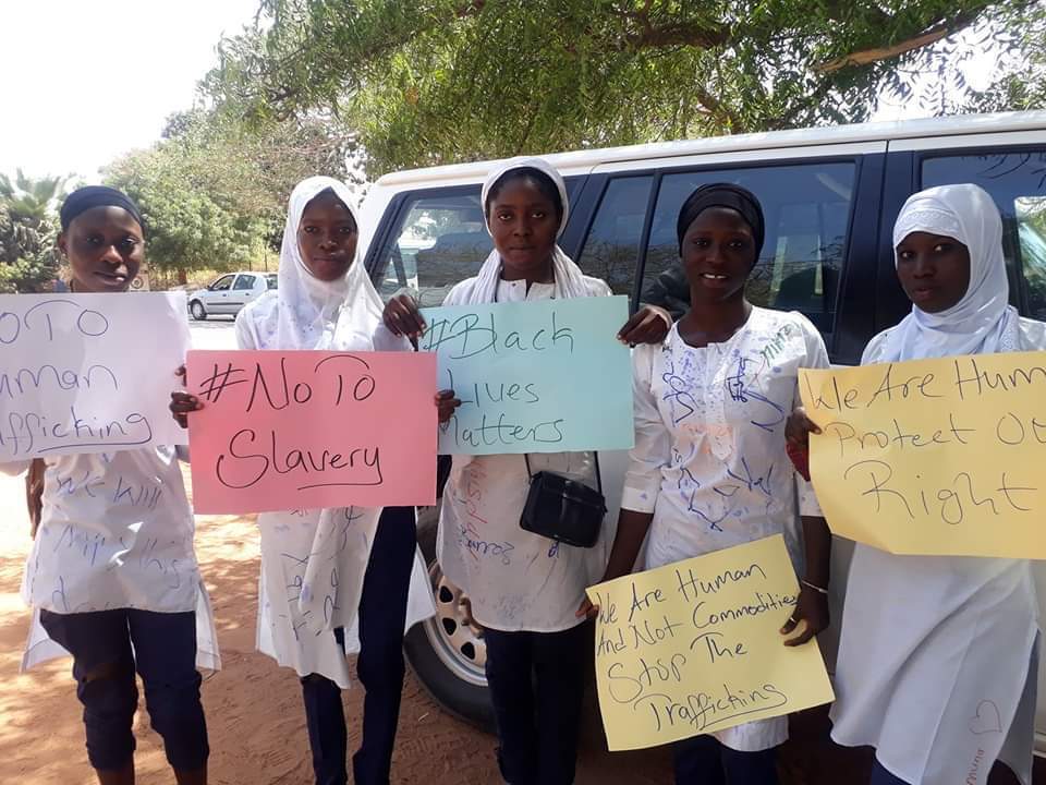 AfricansRising's tweet photo. #Solidarity: The Network of Girls against Human Trafficking in the #Gambia will hold all-important deliberations tomorrow #5October2019 on solutions to STOP #humantrafficking. All are invited!
#AfricansRising
#AfricaWeWant
#AfricaWideSolidarity
#TheGambiaWeWant https://t.co/qEw4r3Smqz