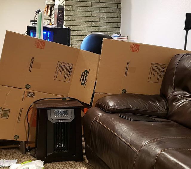 MichaelRae's tweet image. Every night I build the Great Wall of Dad. It keeps the kids out of my desk area during the day. Next week, it will probably be reconstructed from stronger materials yet again... #buildthewall #kidsaretoosmart ift.tt/30LuOrN