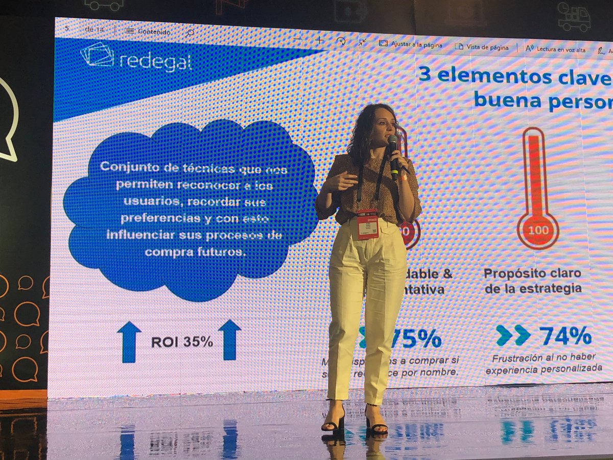 ECSEshow's tweet photo. Alba Baños Gándara, Digital Analytics Manager de @redegal , nos acompañó en nuestro Summit Hall 2 presentando “Analítica Digital, Smart eCommerce Base” en esta Edición de #ECSE2019 

#eCommerce #AnalíticaDigital https://t.co/S6D05RgHSp