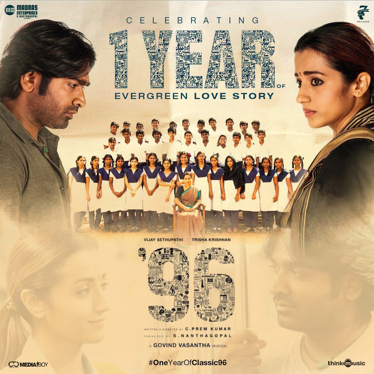 Thank you so much @Premkumar1710 sir ❤❤ #RamAndJaanu 
<a href="/trishtrashers/">Trish</a> @govind_vasantha 
#OneYearOfClassic96