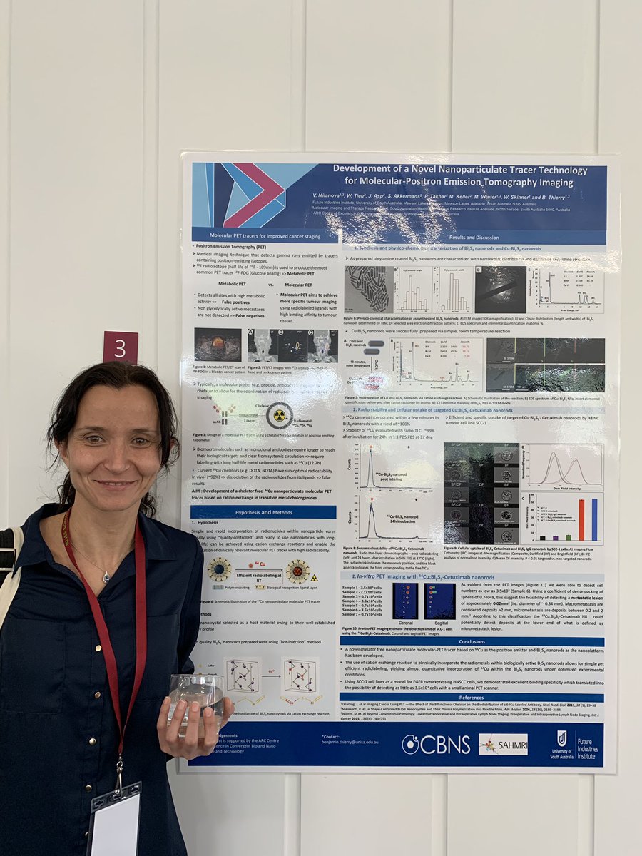 Some excellent #OzChem posters <a href="/BLiSS_emcr/">BLiSS_emcr</a> with a strong showing from <a href="/CNBPscience/">CNBP</a> including <a href="/aimeehorsfall/">Aimee Horsfall</a> <a href="/PatCapon/">Patrick Capon</a> and <a href="/KathrynPalasis/">Kathryn Palasis</a> plus Valentina Milanova from <a href="/UniversitySA/">UniSA</a>