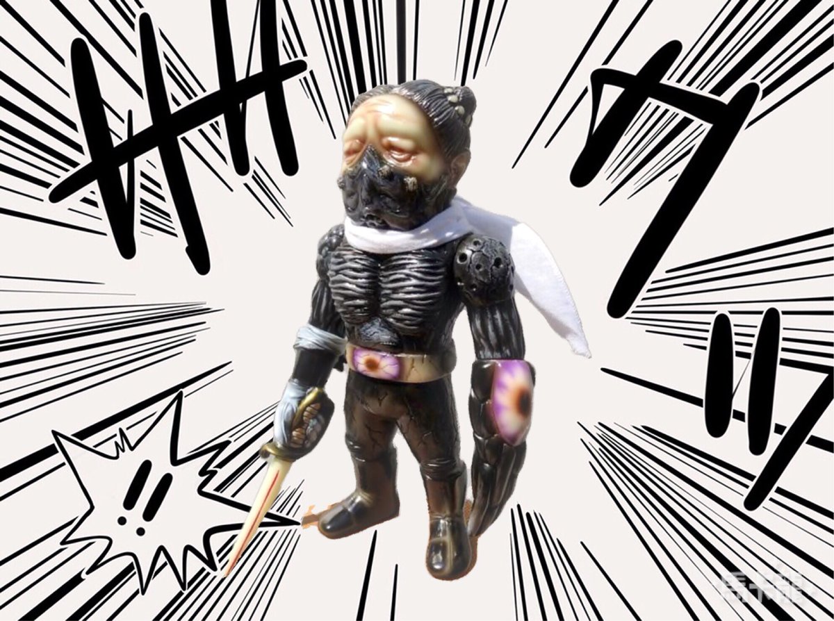 sengauau's tweet photo. 🗡👵🏻💥💥 @syuryouatom 🤞🤞 #アトムaアマレスラー #atomaamaresura #真頭玩具 #リアルヘッド #ソフビ #realhead #realxhead #rxh #Sofubi #sofvi #vinyltoys https://t.co/m84p32L4K8
