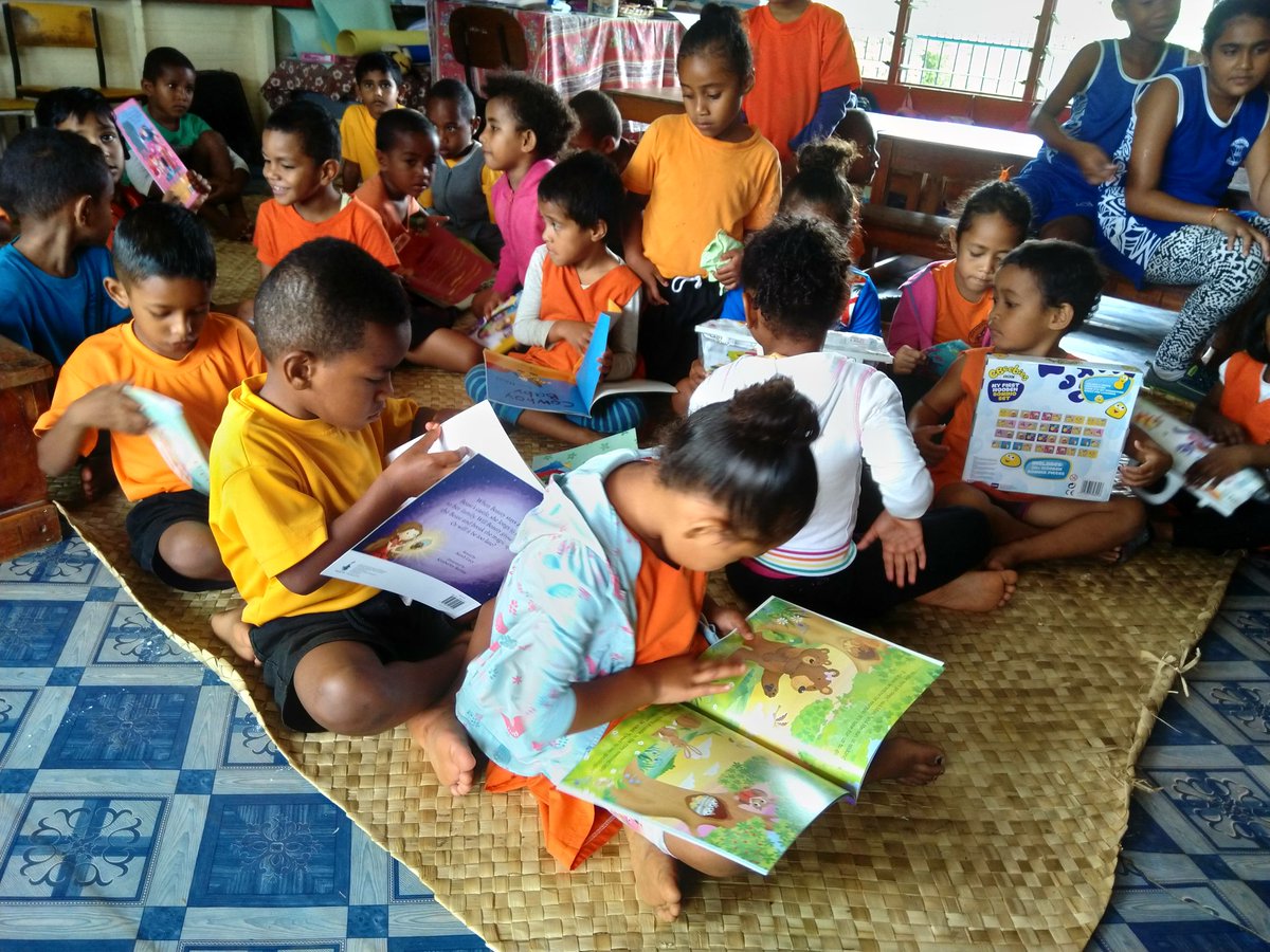 A return visit to our Sunny Smiles kindergarten at Bainivalu. Opened in October 2001 this was our first major project. Still going strong 18 years later.