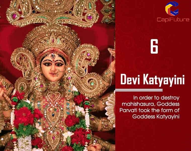 Capifuture_Pvt's tweet photo. May Goddess Katyayini illuminate your life with countless blessing.
Many wishes of #6th day of Navratri to all, from the entire team of #CapiFuture Solution Pvt. Ltd. https://t.co/vr4557Jbro