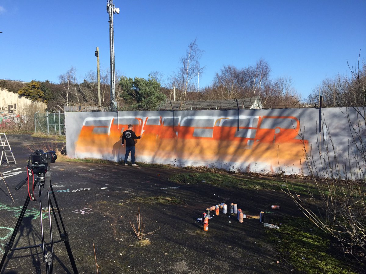 Graffiti piece we created for the Youth Cancer Trust Film. Fitting to share this month - STOPTOBER! #youthcancertrust #stoptober #cancer #charity #film #filmawards #graffiti #streetart #spraypaint #hiphop #cinematography #picoftheday #workshop #commission #mural #mbnurbanstudios