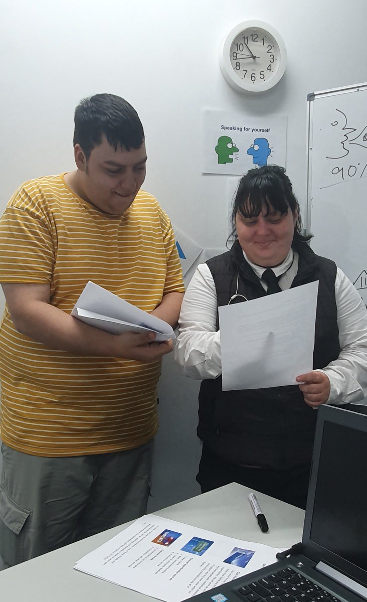 SelfAdvocacySyd's tweet photo. Angelo and Alexis presenting their ideas on Leadership.
#SASinc #SelfAdvocacy #Leadership #Education #Training #Future https://t.co/zQKawa3wKn